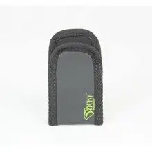 Sticky Holsters Single Compartment Magazine Pouch Sleeve, Black with Green Logo, Designed for Shorter Stack Magazines