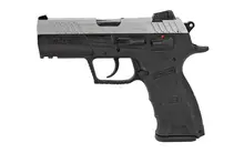 SAR USA CM9ST 9MM Luger Pistol with 3.8" Barrel, 17+1 Capacity, Stainless Steel, Interchangeable Backstrap Grip, and Picatinny Rail