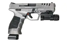 SAR USA SAR9X Platinum 9mm Luger Pistol with 4.4" Barrel, 19-Round Capacity, Polymer Frame, Cerakote Finish, and 3-Dot Sights
