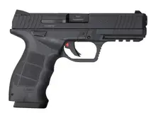 SAR USA SAR9 9MM Luger Semi-Auto Pistol with 4.4" Barrel, 10-Round Capacity, 3-Dot Sights, Black Oxide Steel, Interchangeable Backstrap Grip, and Accessory Rail