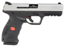 SAR USA SAR9 Semi-Auto Pistol 9mm Luger, 4.4" Barrel, 10 Rounds, Striker Fired, Accessory Rail, Interchangeable Backstrap Grip, Stainless Steel Slide, Two-Tone Finish