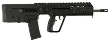 IWI Tavor X95 5.56 NATO Semi-Automatic Rifle with 18" Barrel, 30+1 Rounds, Black Bullpup Design, Reinforced Polymer Stock - XB18