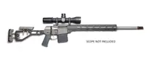 Q The Fix 6.5 Creedmoor 22" Gray Bolt Action Rifle with Folding Adjustable Stock, 10RD