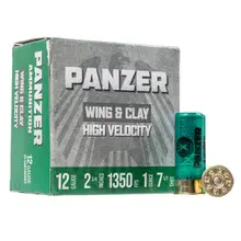 Panzer Arms Wing & Clay 12 Gauge Shotgun Shells 2.75" 7.5 Shot 25rds