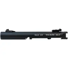 Tactical Solutions Pac-Lite IV Ruger Mark IV 4.5" Matte Black Barrel 22LR, Threaded, Drilled & Tapped with Adjustable Sights