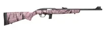Mossberg 702 Plinkster 22LR Semi-Auto, Pink Marble Synthetic, 18" Right Hand, Model 37076
