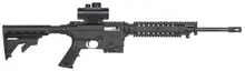 Mossberg 715T Tactical .22 LR Rifle with 16.25" Barrel, 10RD Capacity, Adjustable Stock, and Red Dot Sight