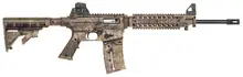 Mossberg 715T Tactical Semi-Automatic .22 LR Rifle, 16.25in, 25rd, MOBR Camo 37249