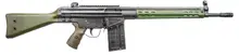 PTR Industries PTR-113 GIRK Semi-Automatic Rifle, .308 Win 7.62x51mm NATO, 16" Barrel, 20+1 Rounds, Black Parkerized Receiver, Green Polymer Grip, with Scope Mount