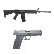 PSA 5.7 Rock Complete Pistol & PSA PA-15 16" Nitride M4 5.56 Classic Rifle