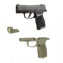 SIG Sauer P365 X-Series 9mm Pistol OR 3.1" 12rd & Sig P365XL Grip Module w/ 3 MOA Romeo Zero Red Dot