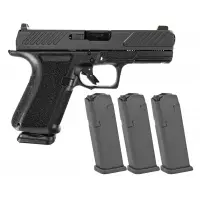 SHADOW SYSTEMS MR920 COMBAT 9MM BLACK + 3 GLOCK 15RD MAGS