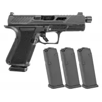 SHADOW SYSTEMS MR920 ELITE 9MM TB OR + 3 GLOCK 15 RD MAGS COMBO