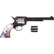 HERITAGE MANUFACTURING ROUGH RIDER 22LR / 22WMR 6.5" 6RD REVOLVER | TEXAS GRIPS | FACTORY BLEM
